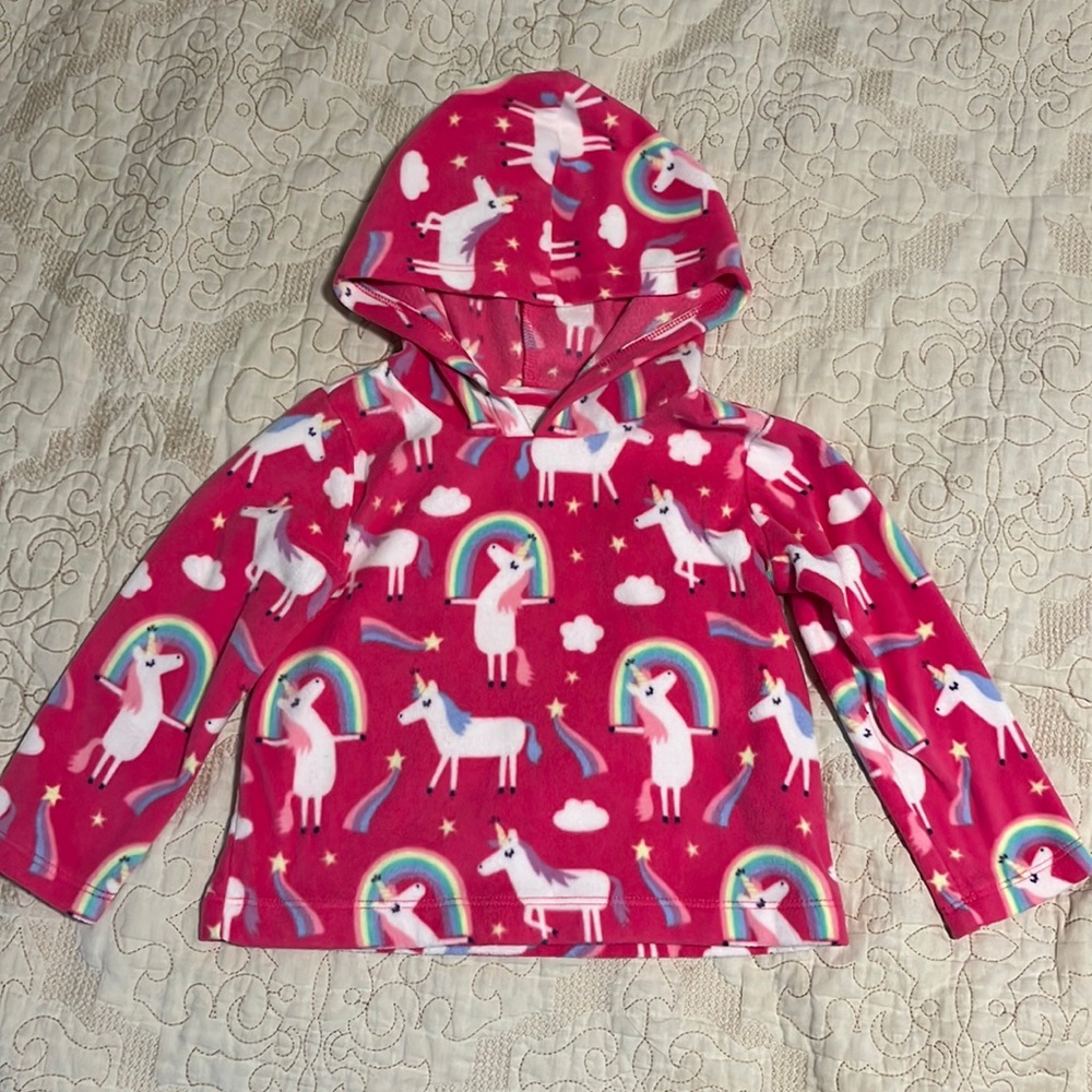 Unicorn fleece hoodie